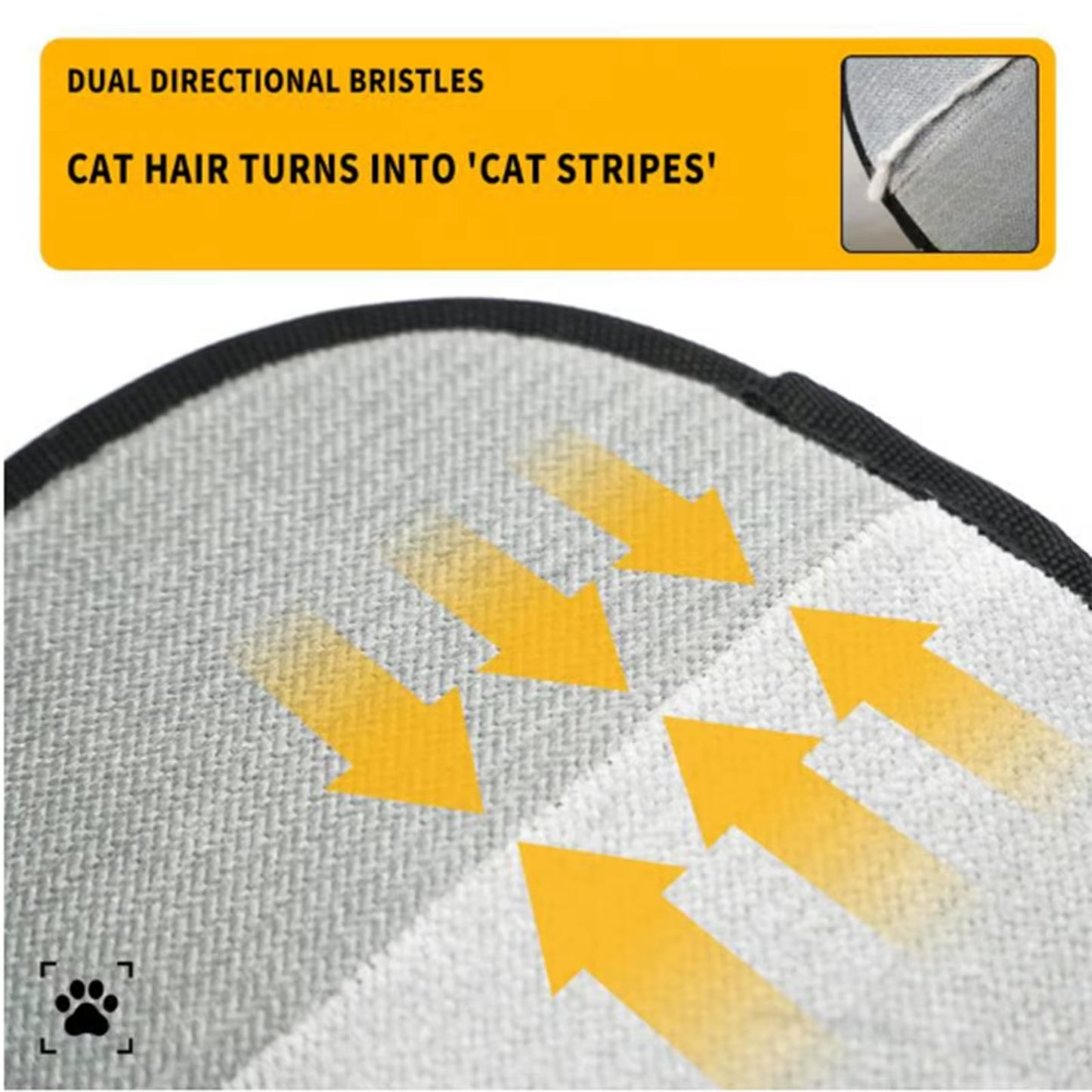 Hair Removal Gloves Double-Sided Pet Hair Removal Gloves Pet Hair Remover Gentle Pet Gloves for for Cats Upholstery Carpet